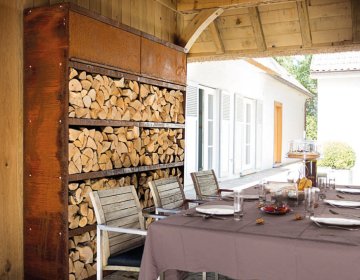 OFYR Wood Storage Corten 200 - XXL Holzlagerregal