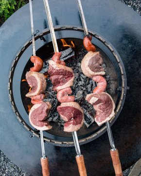OFYR Grillspieße 85 cm / 3 Stück
