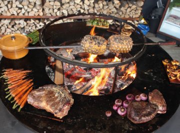 OFYR Horizontales Spießring Set für XL Feuerplatten