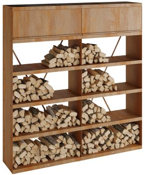 OFYR Wood Storage Corten 200 - XXL Holzlagerregal