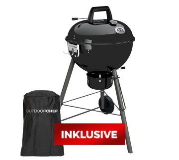 Outdoorchef Holzkohle Kugelgrill Chelsea 480 C schwarz - Holzkohlegrill - inkl. Abdeckhaube