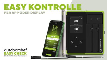 Rösle Gasgrill ALLFLAME Hero 4 - GRILLFÜRST EDITION mit Edelstahlrosten - inkl. Abdeckhaube und Outdoorchef Easy Check Thermometer Dual