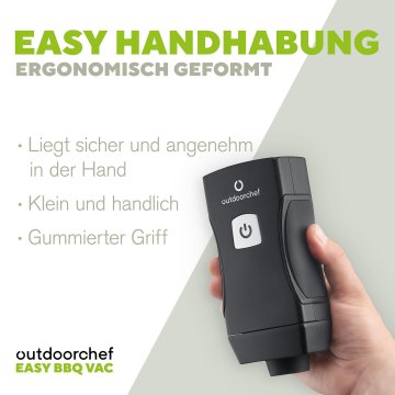 Outdoorchef Easy BBQ Vac Vakuumierer inkl. Starter Set - Kabelloser Einhand-Vakuumierer