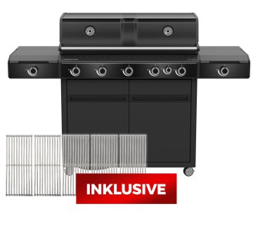 Outdoorchef Gasgrill - Grillstation HEAT X-545 RB - X-DEAL inkl. zusätzlichen Grillfürst Edelstahl Gussrosten (5 Stk.)