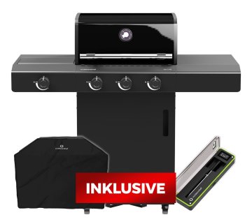 Outdoorchef Gasgrill - Grillstation HEAT C-335 mit Blazing Zone - inkl. Easy Check Thermometer und Abdeckhaube