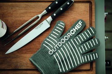 Outdoorchef Tranchierbesteck Premium (Tranchiermesser + Fleischgabel)