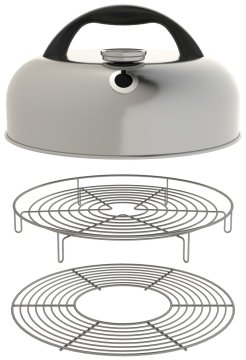 Outdoorchef Zubehörset City 320 C - Deckel mit Thermometer und 2 Grillroste