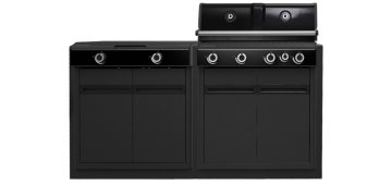 Outdoorchef HEAT Outdoor Küche 2-teilig: Die Premium-Grillstation mit X-415 und X-245 Blazing/Cooking Zone