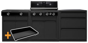 Outdoorchef HEAT Outdoor Küche - STARTERSET 415/245 - inkl. XL Plancha