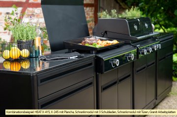 Outdoorchef HEAT Outdoorküche: Grillstation 515/245 inkl. XL Plancha