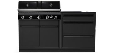Outdoorchef HEAT Outdoor Küche S 515/Schrankmodul 3er Schublade - mit Arbeitsplatte aus Granit