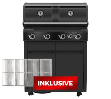 Outdoorchef Gasgrill Grillmodul HEAT X-415 RB K - X-DEAL inkl. zusätzlichen Grillfürst Edelstahl Gussrosten (4 Stk.)