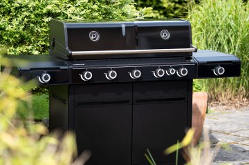 Outdoorchef Gasgrill - Grillstation HEAT X-545 RB mit Blazing/Cooking Zone, Heckbrenner und HEAT Regulator - NEU