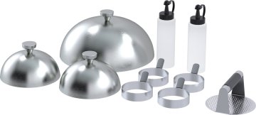 Outdoorchef Plancha und Burger Zubehör Set - Profi