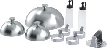 Outdoorchef Plancha und Burger Zubehör Set - Profi
