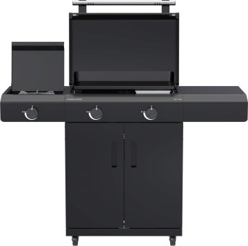 Outdoorchef Planchagrill HEAT C-265 - mit Doppel-Blazing-Zone, Cooking Zone und Gusseisen-Plancha