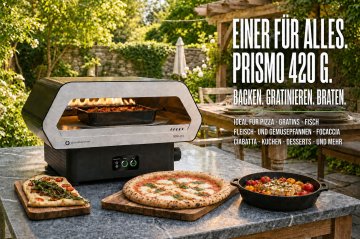 Outdoorchef Gas Pizzaofen Prismo 420 G inkl. Powerbank