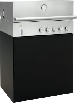Outdoorchef QUBE X-415 RB S Edelstahl - Grillfürst Edition - Midnight Black