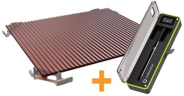 Outdoorchef Steak Set mit Blazinglas® Lugano Evo II / Arosa / Davos + Easy Check Thermometer Single