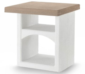 Palazzetti Outdoor Küche: Modul Arbeitsfläche für Brioni Grillkamin