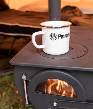 Petromax Emaille Becher / weiß
