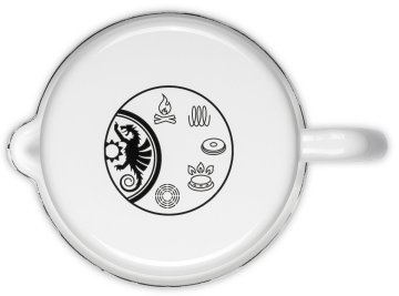 Petromax Emaille Milchtopf / 1000 ml / weiß