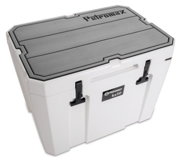 Petromax Haft-Auflage für Kühlbox kx50 grau mit Linien