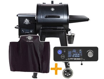 Pit Boss Pelletgrill Navigator 550 inkl. Wifi Control Board + Abdeckhaube