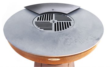 Remundi Aufsatz für Feuerplatte M, Edelstahl