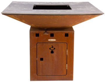 Remundi Feuerplatte Cube L Basic - 102 cm x 102 cm