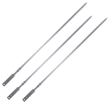 Remundi Grillspieße 3er Set für Grillbrücke