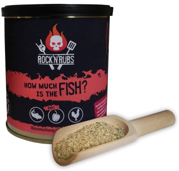 Rock&#039;n Rubs - How much is the fish? - BBQ Rub 180 g Dose