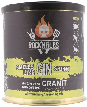 Rock&#039;n Rubs - Smells like Gin Spirit - BBQ Rub 130 g Dose