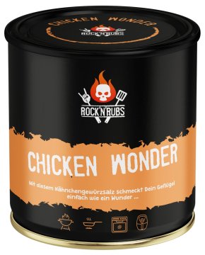 Rock&#039;n Rubs - Chicken Wonder BBQ Rub - 150g Dose