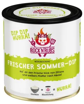 Rock'n Rubs - Dip Dip Hurra - Frischer Sommer Dip - 170g Dose