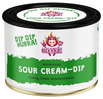 Rock'n Rubs - Dip Dip Hurra - Sour Cream Dip - 100g Dose