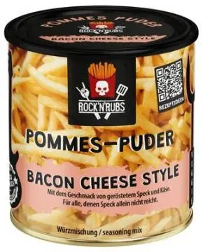 Rock'n Rubs - Pommes Puder - Bacon Cheese - 150g Dose