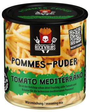 Rock&#039;n Rubs - Pommes Puder - Tomato Mediterrano - 150g Dose
