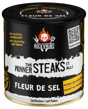 Rock&#039;n Rubs - The Winner steaks it all - Fleur de Sel - 220 g Dose