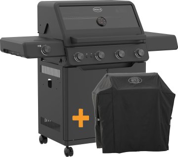 Rösle Gasgrill Allflame Prime 4 inkl. Abdeckhaube