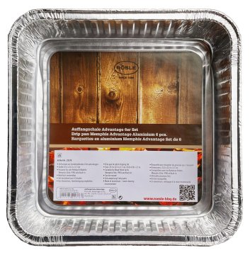 Rösle Aluschalen Tropfschalen Fettauffangschalen Universal - 6er Set
