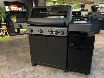 Rösle Gasgrill ALLFLAME Hero 4 - Smart-Grill mit Easy Check Wireless Thermometer + Premium Grillschrank (GRILLFÜRST EDITION)
