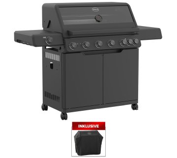 Rösle Gasgrill Allflame Hero 6 inkl. Abdeckhaube