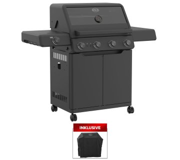 Rösle Gasgrill Allflame Prime 4 inkl. Abdeckhaube