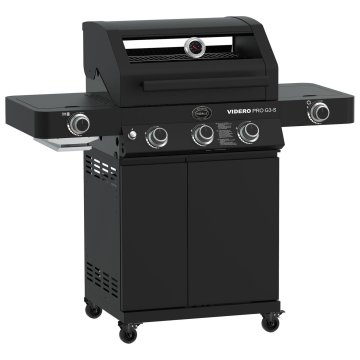 Rösle Gasgrill Videro Pro G3-S Vario+ mattschwarz - Modell 2025