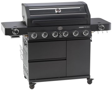 Rösle Gasgrill Videro Pro G6-S Vario+ mattschwarz - Modell 2025
