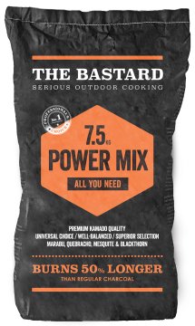 The Bastard Holzkohle Power Mix (Marabu, Quebracho, Mesquite, Blackthorn) - 7,5 kg