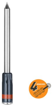 The MeatStick CHEF - WLAN / Bluetooth Grillthermometer in rot