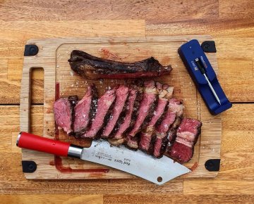 The MeatStick CHEF X Set - Single WLAN / Bluetooth Grillthermometer mit Ladegerät