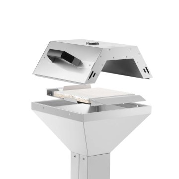 Thüros Pizzaaufsatz / Pizzahaube inkl. Pizzastein und Halter für Thüros T3